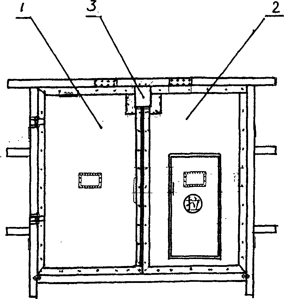 矿用单轨吊无压风门